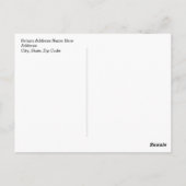 Leopard roze boog meisje safari Baby shower dank u Briefkaart (Achterkant)