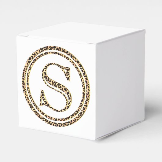 Leopard S Bedankdoosjes (Voorkant Zijde)