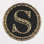 Leopard S Labels (Design 1)