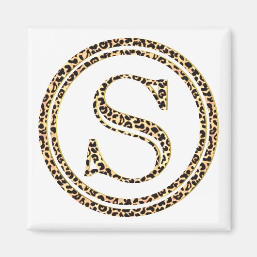 Leopard S Magneet (Voorkant)