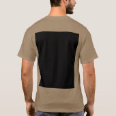 Leopard safari Black unisex T-Shirt (Achterkant)