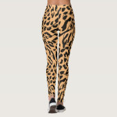 Leopard Safari Print Leggings (Achterkant)