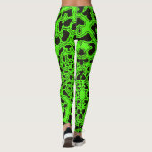 Leopard Safari Print Leggings (Achterkant)