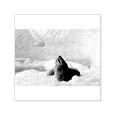 Leopard Seal Zelfinktende Stempel (Design)