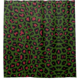 Leopard Seamless Pattern Douchegordijn