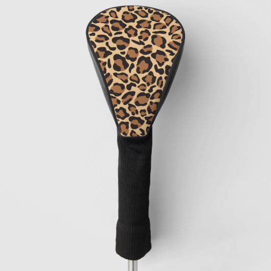 Leopard Seamless Pattern Golfheadcover (Voorkant)