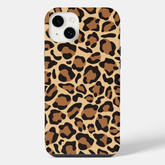 Leopard Seamless Pattern iPhone Hoesje (Achterkant)