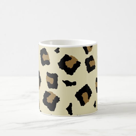 Leopard Seamless Pattern Koffiemok (Center)