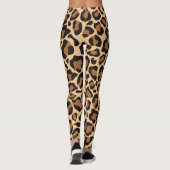 Leopard Seamless Pattern Leggings (Achterkant)