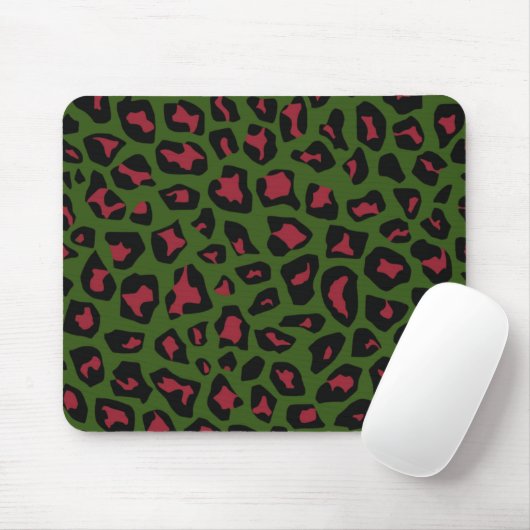 Leopard Seamless Pattern Muismat (Met muis)