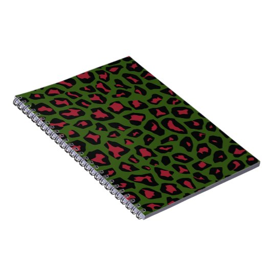 Leopard Seamless Pattern Notitieboek (Rechterzijde)