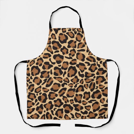 Leopard Seamless Pattern Schort (Voorkant)