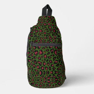 Leopard Seamless Pattern Sling Bag