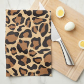 Leopard Seamless Pattern Theedoek (Quarter Fold)