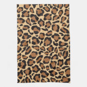 Leopard Seamless Pattern Theedoek (Verticaal)