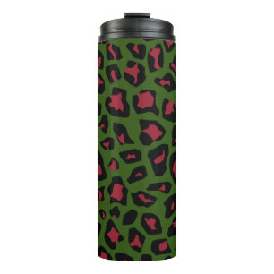 Leopard Seamless Pattern Thermosbeker
