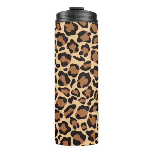 Leopard Seamless Pattern Thermosbeker (Voorkant)