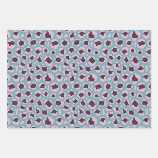 Leopard Set in trendy kleur 2025 Inpakpapier Vel (Voorkant 2)