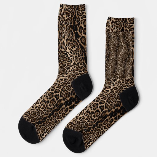 Leopard sheeta animal print sock sokken (Links)