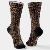 Leopard sheeta animal print sock sokken (Gebogen)