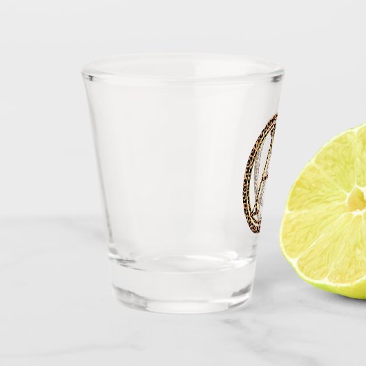 Leopard Shot Glas (Links)