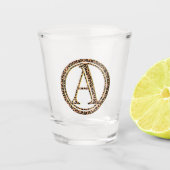 Leopard Shot Glas (Voorkant)