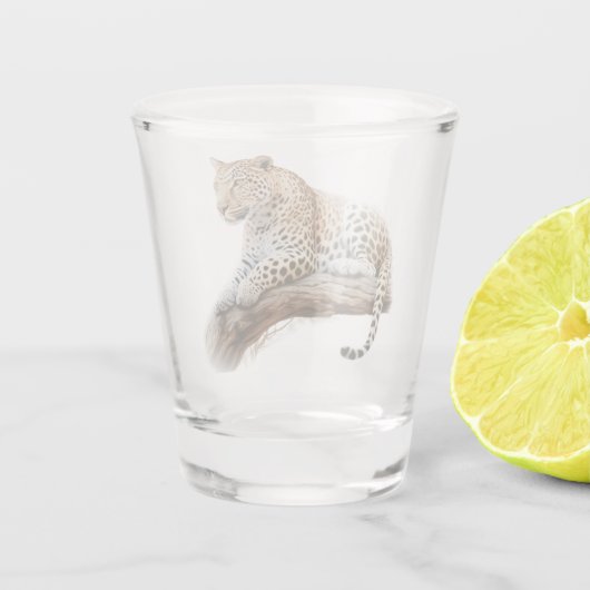 Leopard Shot Glas (Achterkant)