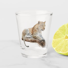 Leopard Shot Glas