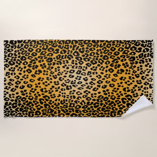 Leopard Skin-2 Beach Towel Strandlaken (Voorkant)