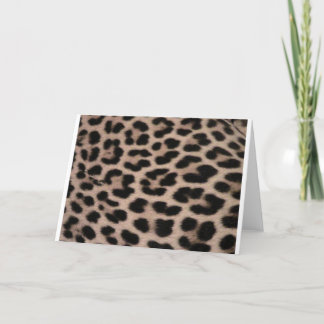 Leopard Skin achtergrond Kaart