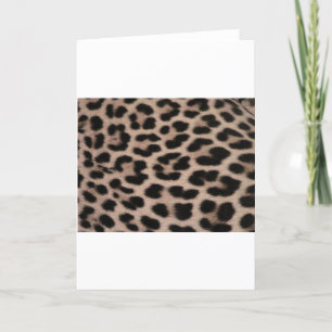 Leopard Skin achtergrond Kaart