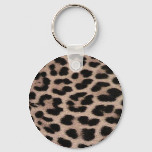 Leopard Skin achtergrond Sleutelhanger (Voorkant)
