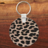 Leopard Skin achtergrond Sleutelhanger (Voorkant)