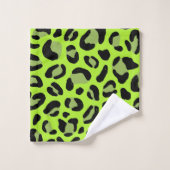 Leopard Skin Animal Print Bath Bad Handdoek (Wasdoekje)