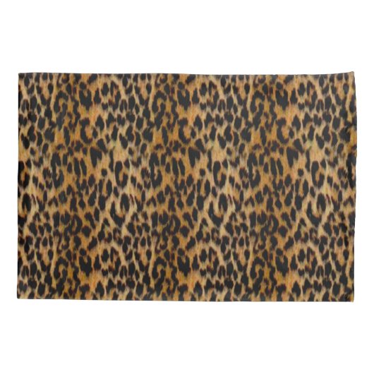 Leopard Skin Animal Print Kussensloop (Achterkant)