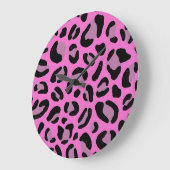 Leopard Skin Animal Print Square Wall klok (Hoek)