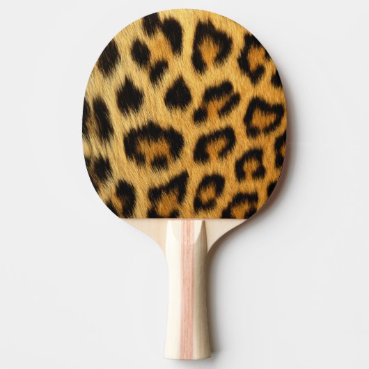 Leopard Skin Animal Print Tafeltennisbatje (Voorkant)