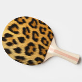 Leopard Skin Animal Print Tafeltennisbatje (Zijkant)