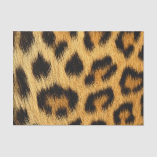 Leopard Skin Animal Print Tissuepapier (Voorkant)