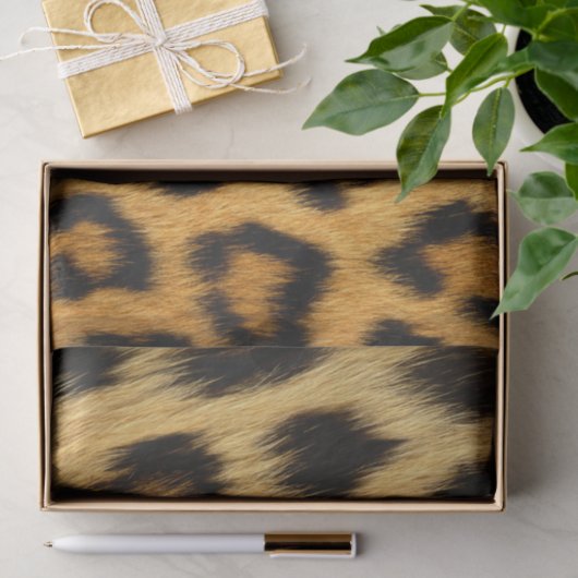 Leopard Skin Animal Print Tissuepapier (Geschenk)