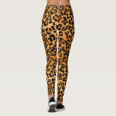 Leopard skin Animal Skin Print Leggings (Achterkant)