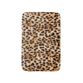 Leopard Skin, Authentiek Wildlife Patroon. Badmat (Voorkant Verticaal)
