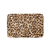 Leopard Skin, Authentiek Wildlife Patroon. Badmat (Voorkant)