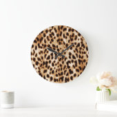 Leopard Skin, Authentiek Wildlife Patroon. Grote Klok (Huis)