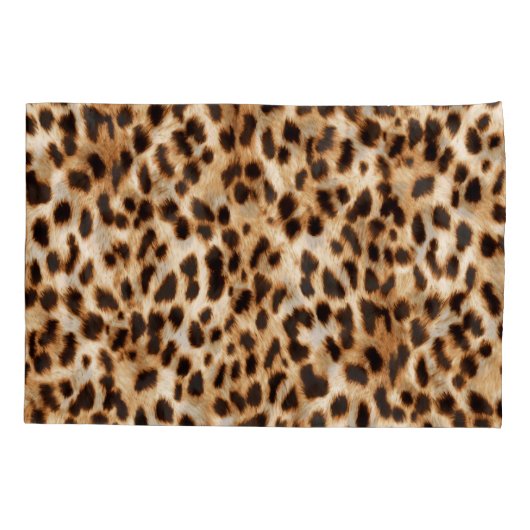 Leopard Skin, Authentiek Wildlife Patroon. Kussensloop (Achterkant)