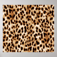 Leopard Skin, Authentiek Wildlife Patroon.