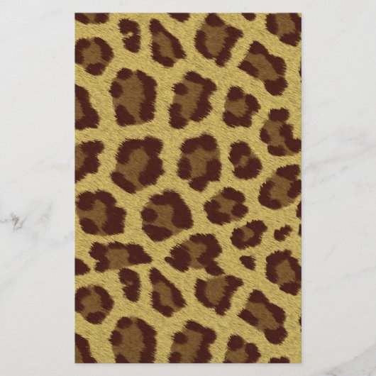 Leopard Skin Briefpapier (Voorkant)