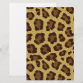 Leopard Skin Briefpapier (Voorkant / Achterkant)