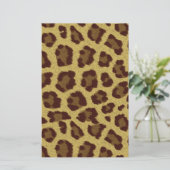 Leopard Skin Briefpapier (Staand voorkant)