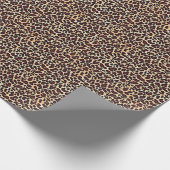 Leopard Skin Brown Cream Pattern - Cadeaupapier (Hoek)